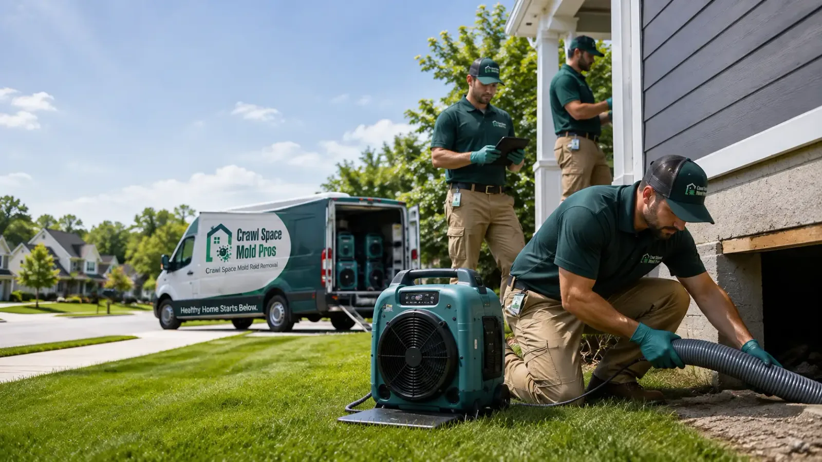 Crawl Space Mold Removal in Summerland, CA